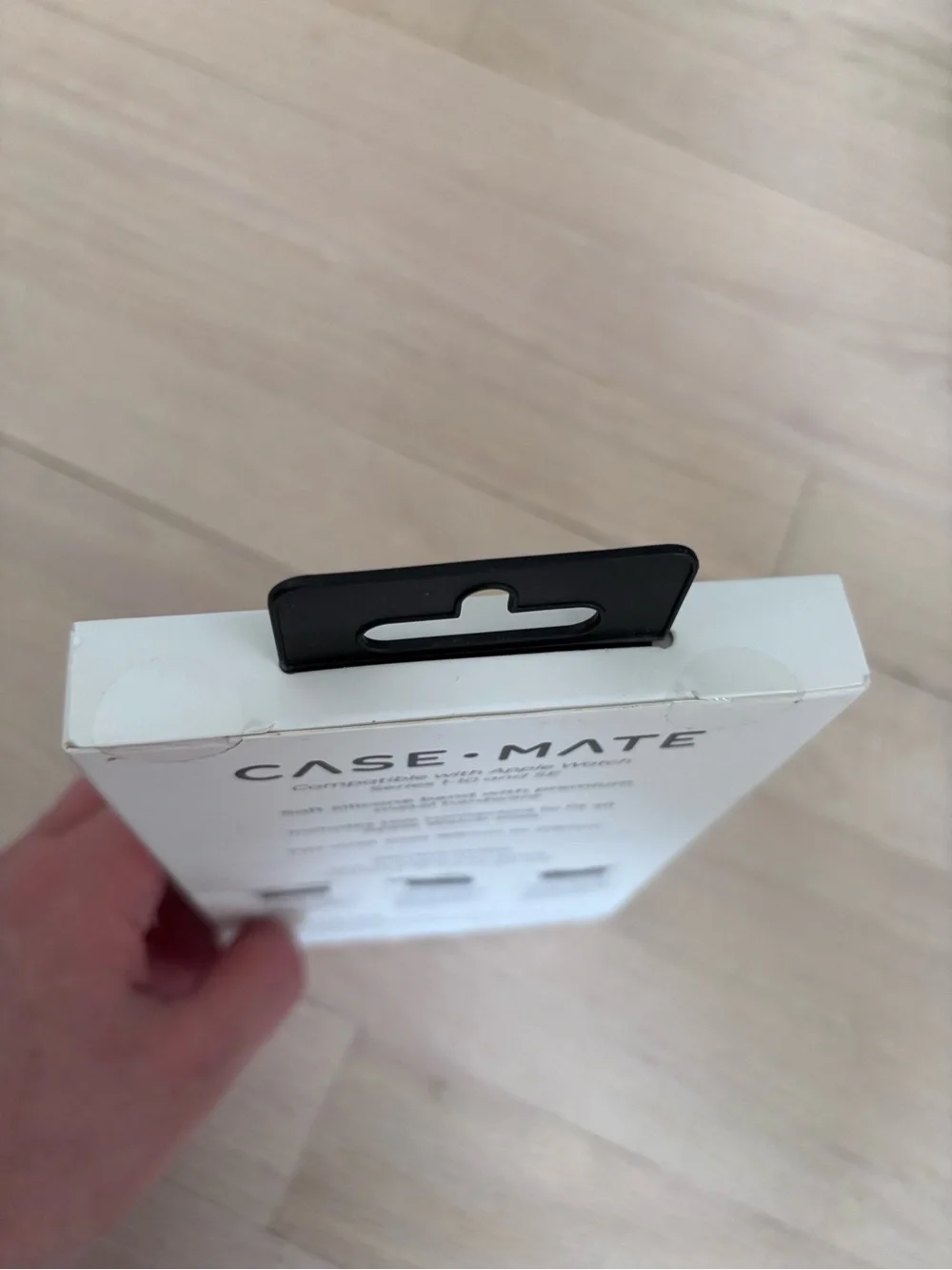 case-mate White Silicone Watchband for Apple Watch Series 1-10 SE NWT